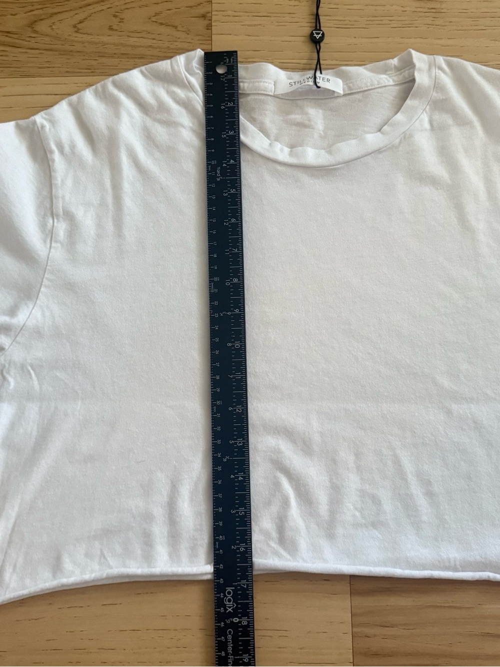 Stillwater BOYFRIEND CROP TEE White Size Medium - Picture 8 of 10